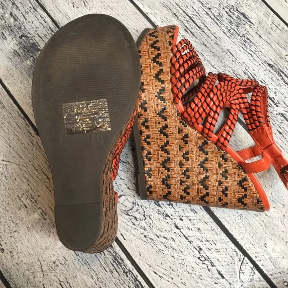 Mossimo wedges size 8 summer fun - Picture 9 of 11